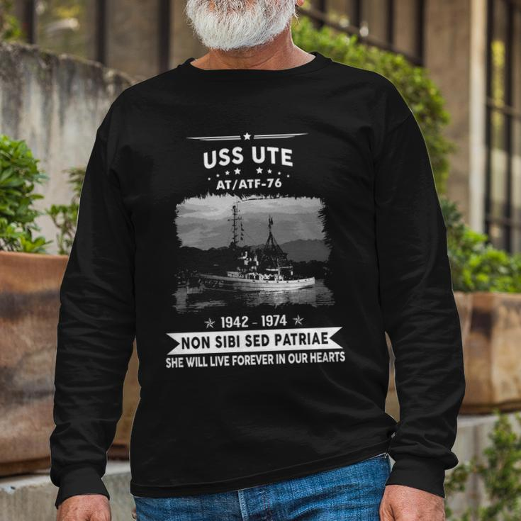 Uss Ute Af 76 Atf Long Sleeve T-Shirt Gifts for Old Men