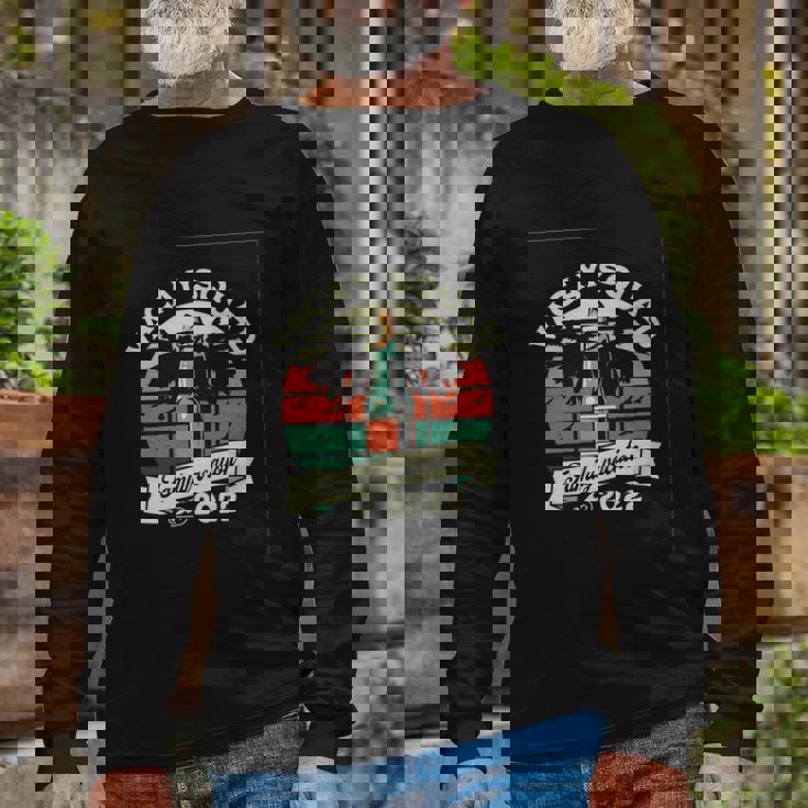 Vacay Squad Vacation Vacay Mode Summer Vibes Vintage Holiday Vacation Long Sleeve T-Shirt Gifts for Old Men