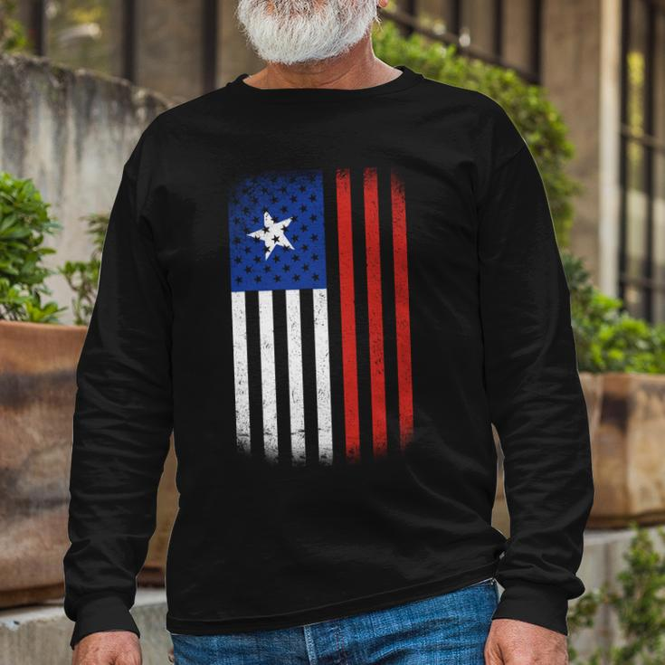 Vintage Flag Of Chile Long Sleeve T-Shirt Gifts for Old Men