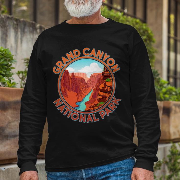 Vintage Grand Canyon National Park V2 Long Sleeve T-Shirt Gifts for Old Men