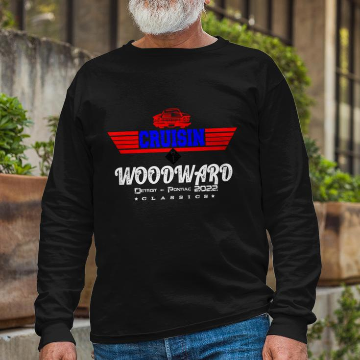 Woodward Cruise Flight Retro 2022 Car Cruise Long Sleeve T-Shirt Gifts for Old Men