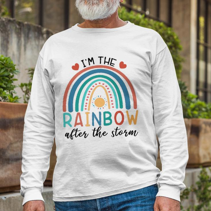 Dokz I&8217M The Rainbow After The Storm Newborn Boy Girl Long Sleeve T-Shirt T-Shirt Gifts for Old Men