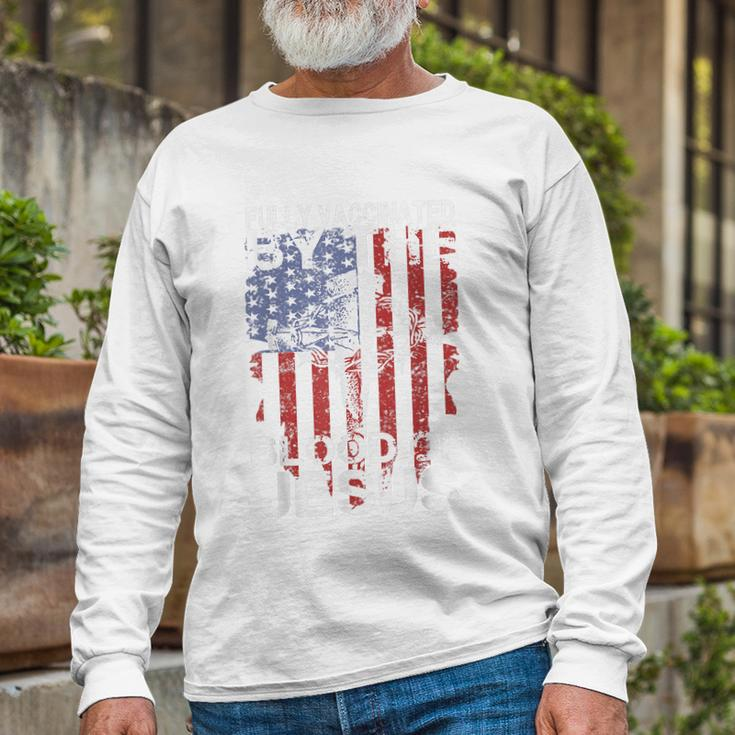 Fully Vaccinated By The Blood Of Jesus V4 Long Sleeve T-Shirt Gifts for Old Men