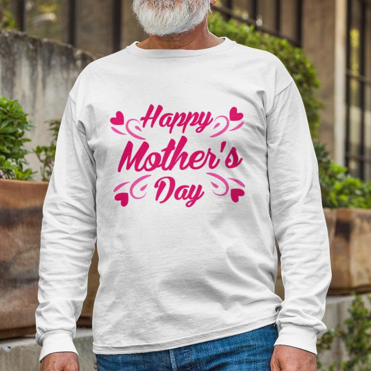 Happy Hearts Long Sleeve T-Shirt Gifts for Old Men
