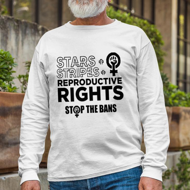 Stars Stripes Reproductive Rights Racerback Feminist Pro Choice My Body My Choice Long Sleeve T-Shirt T-Shirt Gifts for Old Men