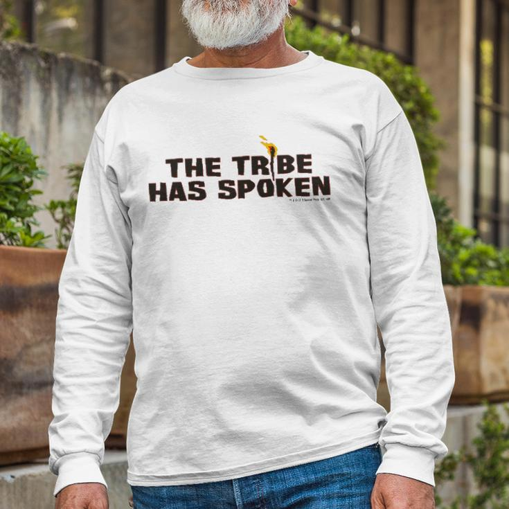 Survivor Island Torch The Tribe Has Spoken Long Sleeve T-Shirt Gifts for Old Men