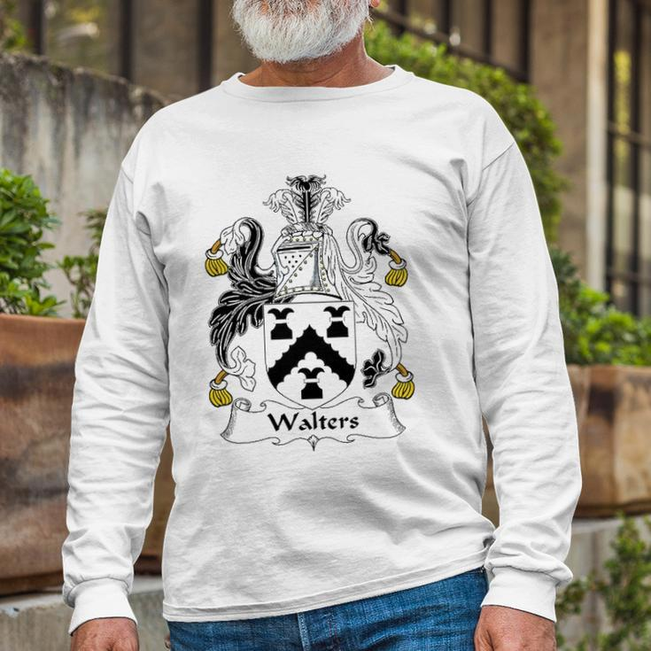 Walters Coat Of Arms &8211 Crest Long Sleeve T-Shirt T-Shirt Gifts for Old Men