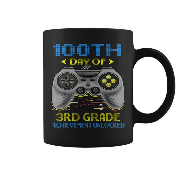 100 Days Of Home 3Rd Grade Gift Gamers Achievement Unlocked  Coffee Mug