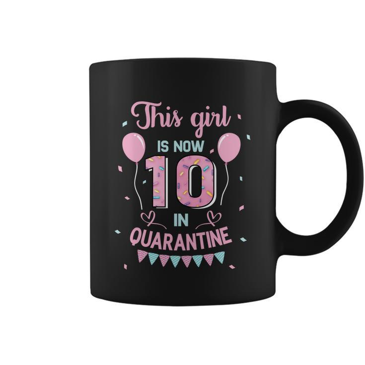 10Th Birthday Funny Gift Girls This Girl Is Now 10 Double Digits Gift Coffee Mug