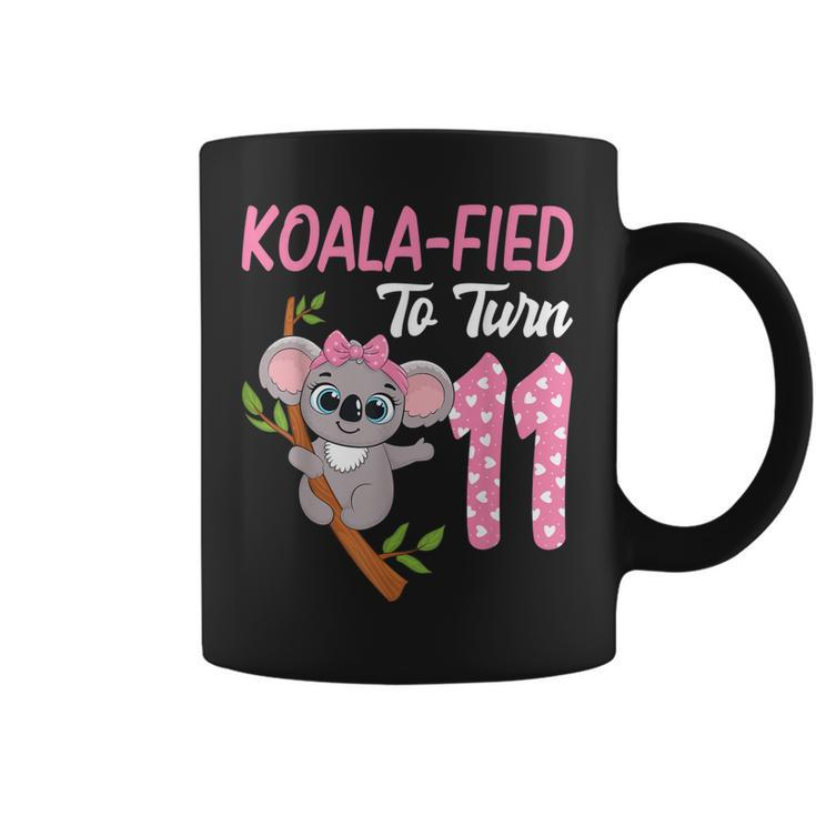 11 Year Old Koala 11Th Birthday Party Animal Koala Lover Coffee Mug