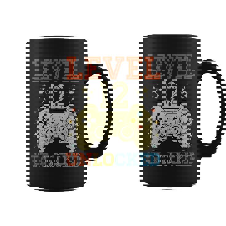 12 Year Old Gifts Level 12 Unlocked 12Th Birthday Video Coffee Mug