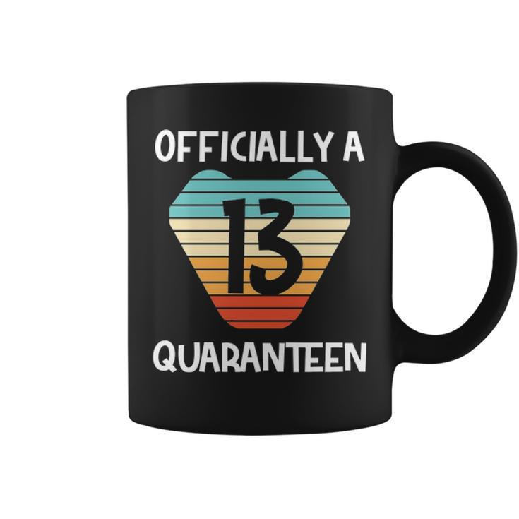 13 Officially A Quaranteen 13Th Birthday Gifts For Girls Boys   Tshirt Coffee Mug