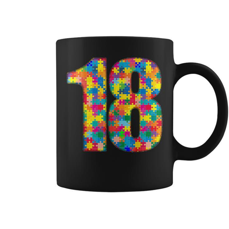 18 Years Old Gifts 18Th Birthday Autism Insert For Boy Girl  Coffee Mug