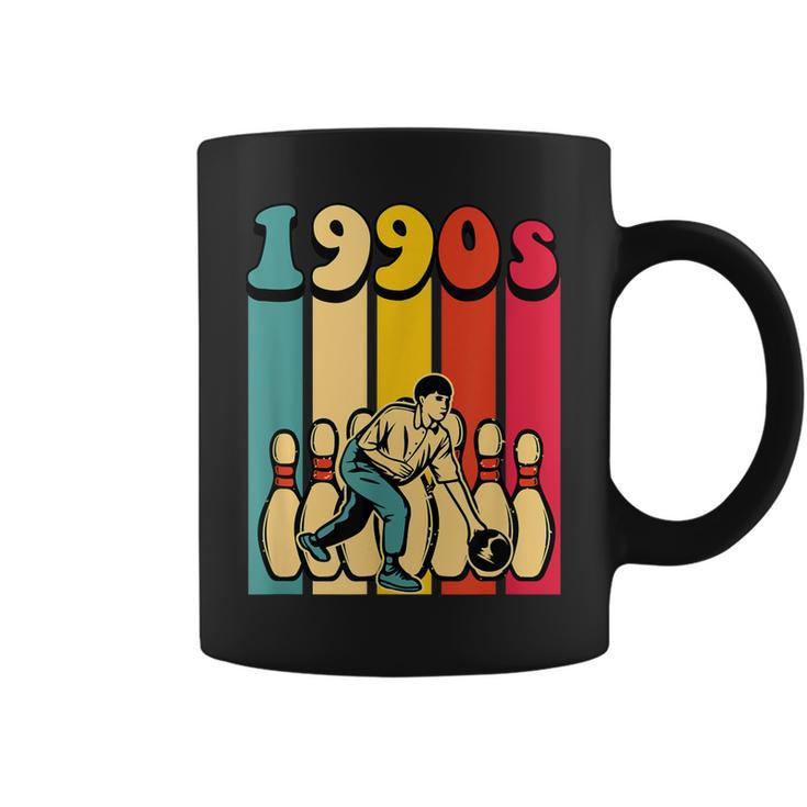 1990S Bowling Retro Vintage Back To The 90S Themed Party  Coffee Mug