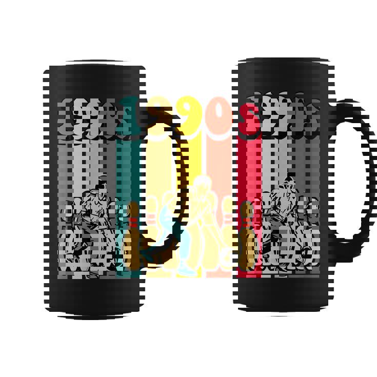 1990S Bowling Retro Vintage Back To The 90S Themed Party Coffee Mug