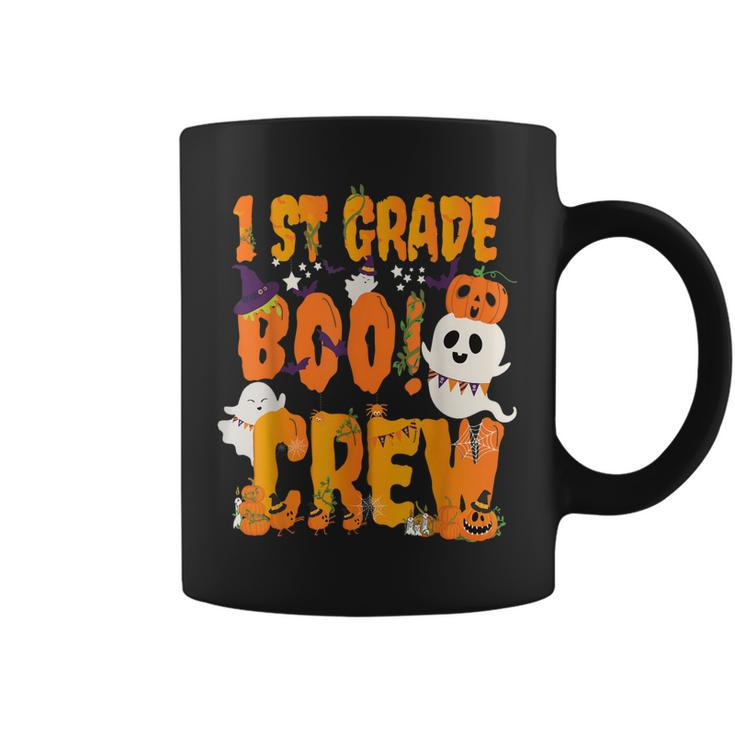 1St Grade Boo Crew Student Teacher Halloween Apparal  Coffee Mug