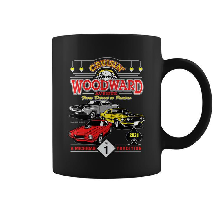 2021 Cruising Woodward Ave Car Cruise Tshirt Coffee Mug