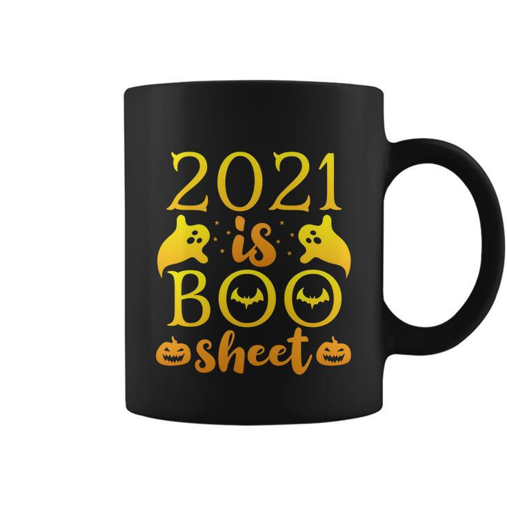 2021 Is Boo Sheet Halloween Quote Coffee Mug