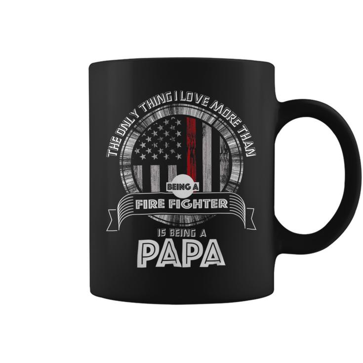 Firefighter Retired Firefighter Dad Firefighter Dad Gifts Im A Papa V2 Coffee Mug
