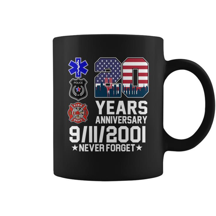 20Th Anniversary 9112001 Never Forget 911 Tshirt Coffee Mug