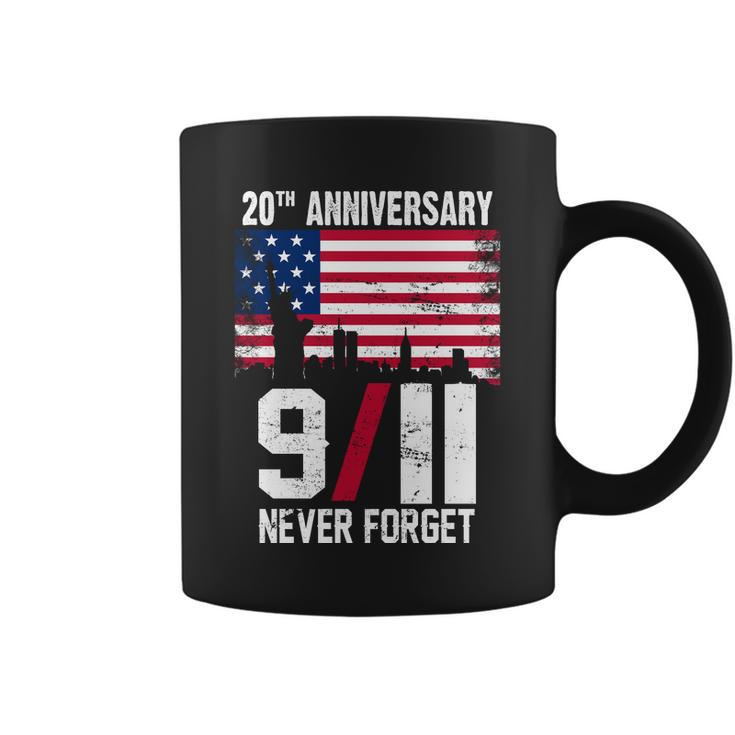 20Th Anniversary Never Forget 911 September 11Th Tshirt Coffee Mug