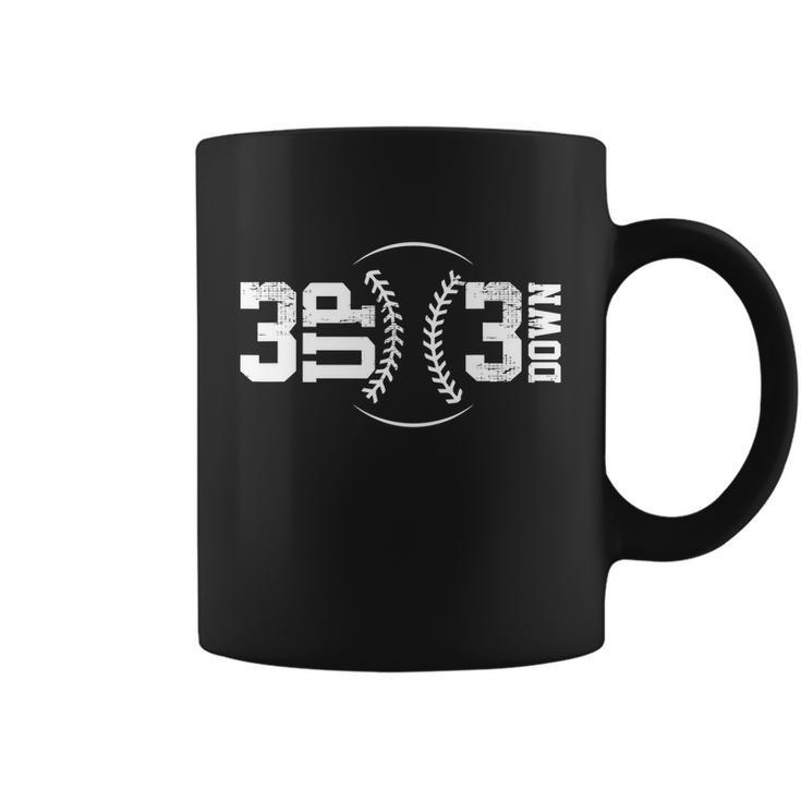 3 Up 3 Down Baseball Tshirt Tshirt Coffee Mug