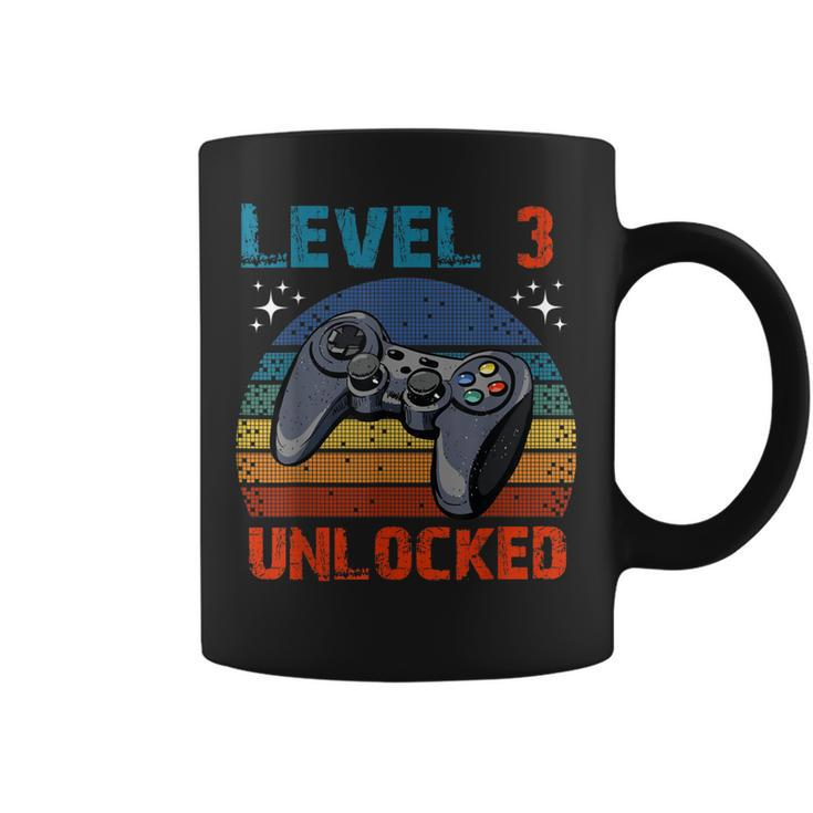 3Rd Birthday Gifts Level 3 Unlockd Video Games Gaming  Coffee Mug