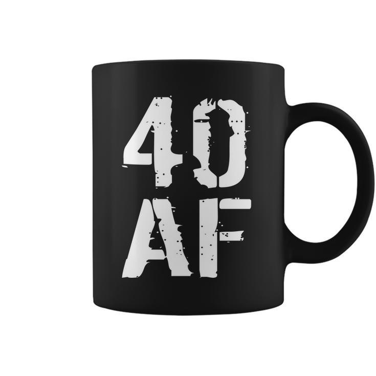 40 Af 40Th Birthday Coffee Mug