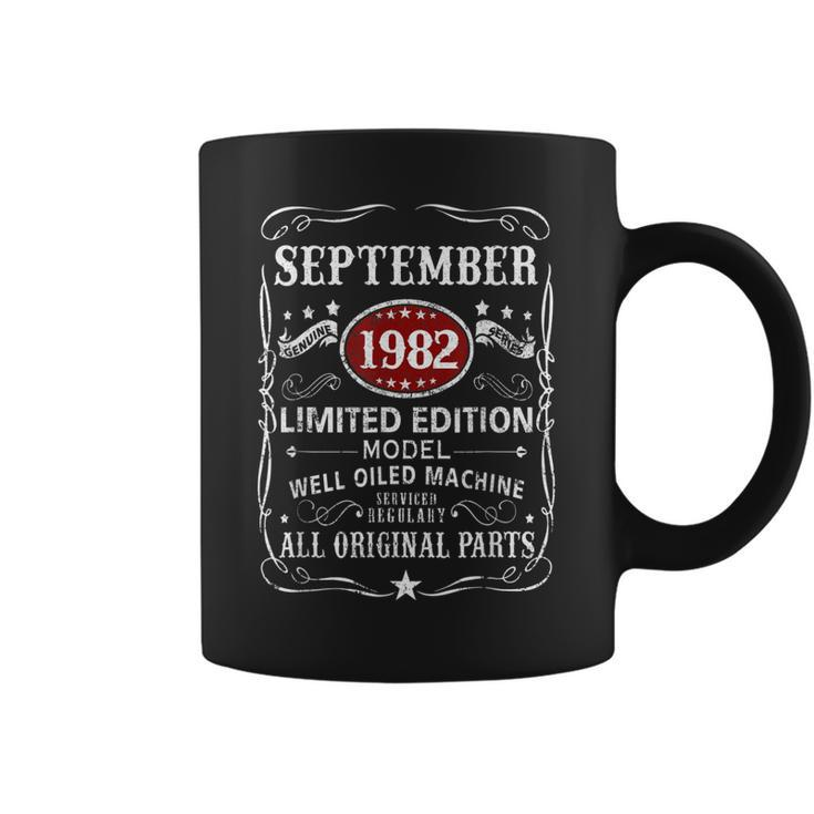 40 Years Old Gifts 40Th Birthday Decoration September 1982  Coffee Mug