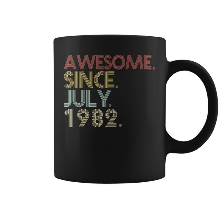 40Th Birthday Party 40 Years Old Awesome Since July 1982  Coffee Mug