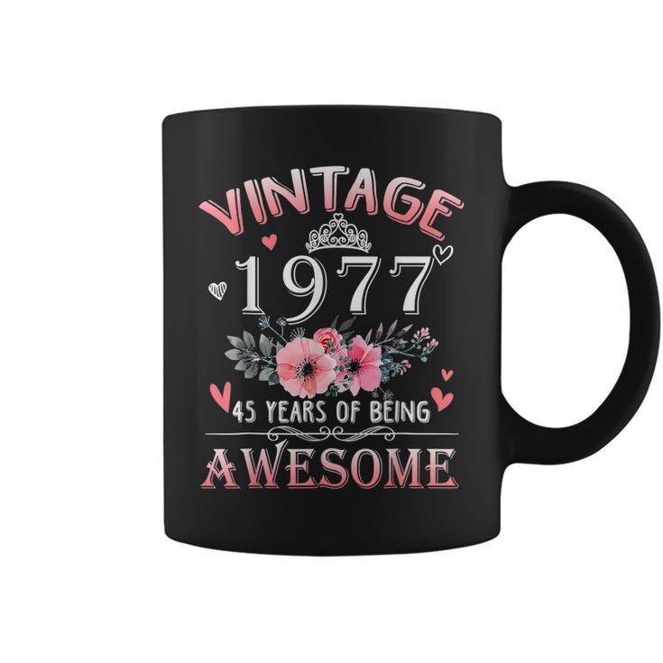 45 Year Old Made In Vintage 1977 45Th Birthday  Coffee Mug