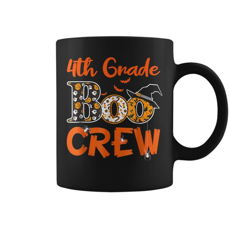 4Th Grade Boo Crew Halloween Gifts Teachers Students Costume  Coffee Mug