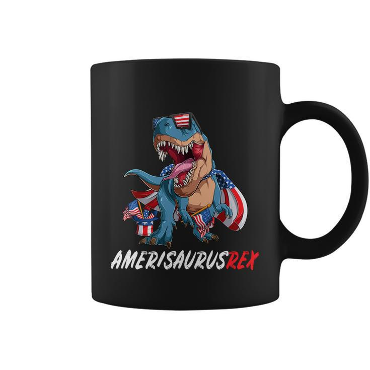 4Th July Tfunny Giftrex America Dinosaur Independence Day Patriot Usa Gift Coffee Mug
