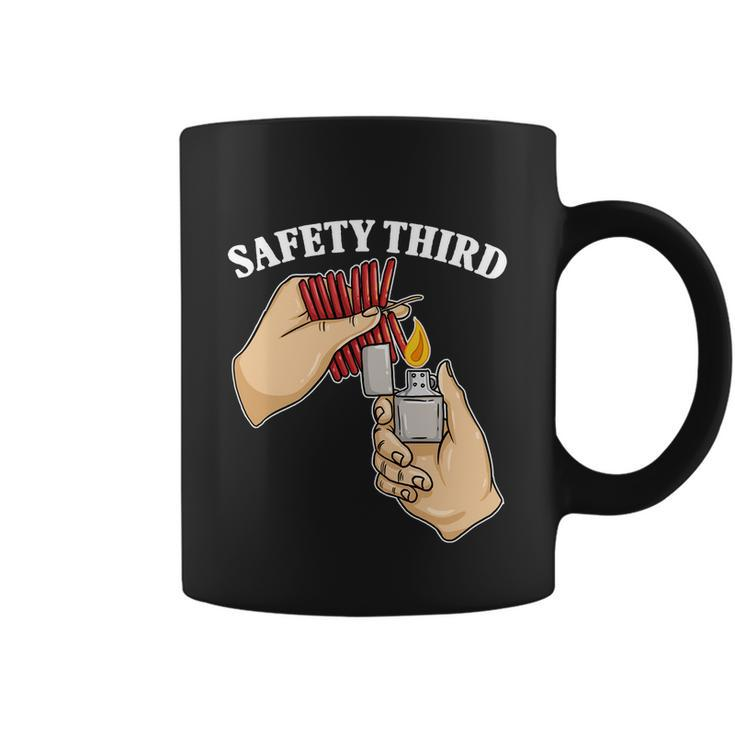 4Th Of July Firecracker Safety Third Funny Fireworks Gift Coffee Mug