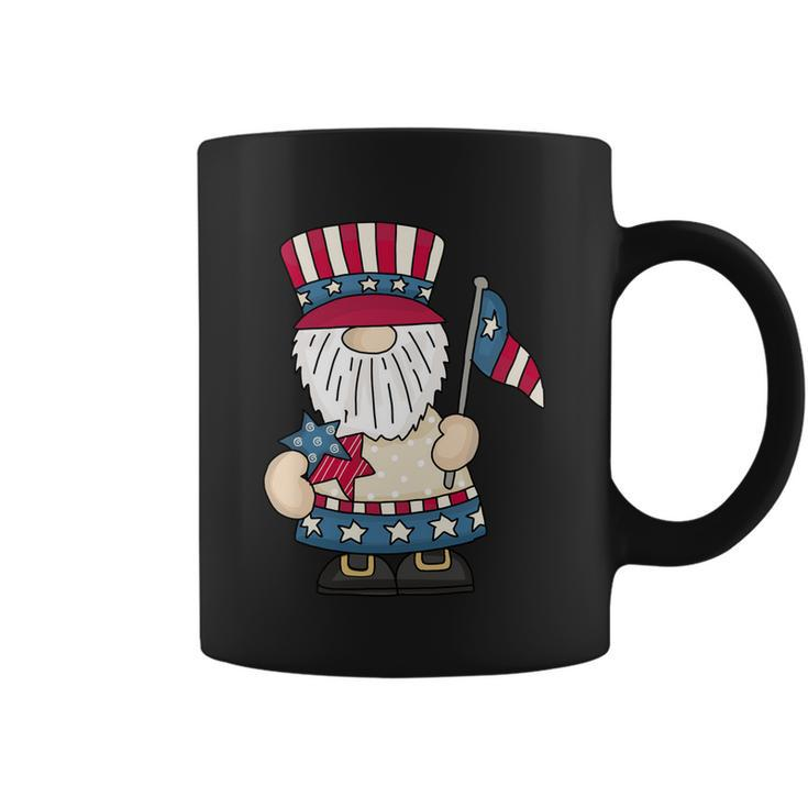 4Th Of July Gnomes Patriotic American Flag Cute Gnome Women Gift Coffee Mug