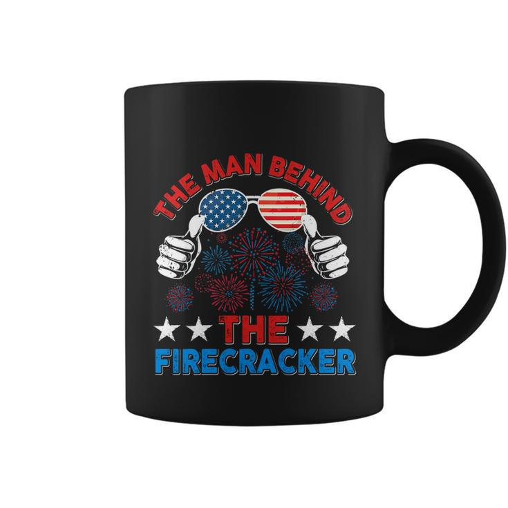 4Th Of July The Man Behind The Firecracker Patriotic Us Flag Gift Coffee Mug