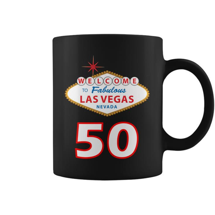 50 Years Old In Vegas - 50Th Birthday Tshirt Coffee Mug