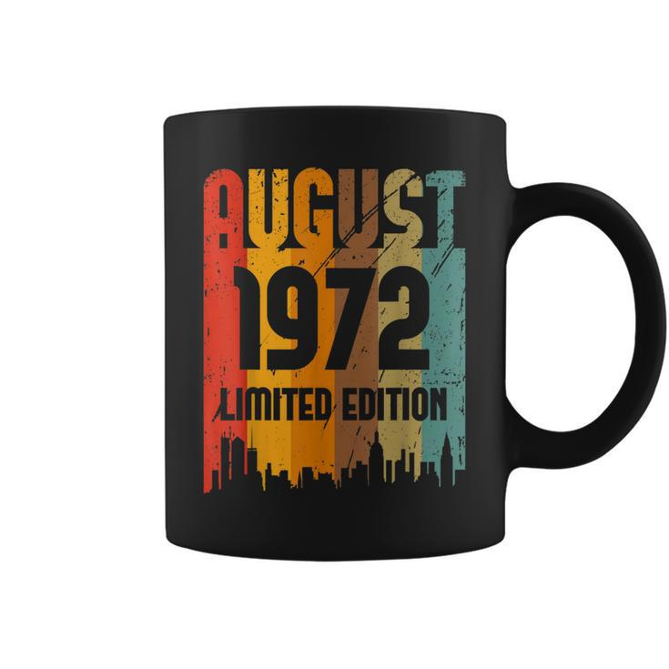 50 Years Old Vintage Awesome Since August 1972 50Th Birthday  Coffee Mug