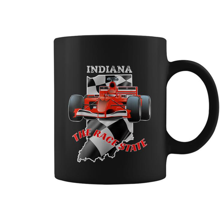 500 Indianapolis Indiana The Race State Checkered Flag Coffee Mug