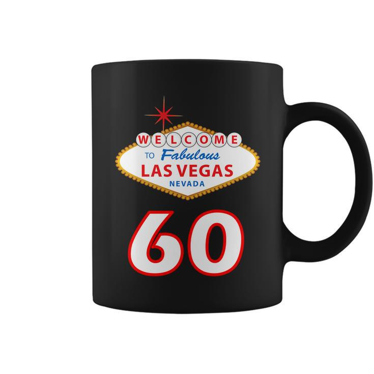 60 Years Old In Vegas - 60Th Birthday Tshirt Coffee Mug