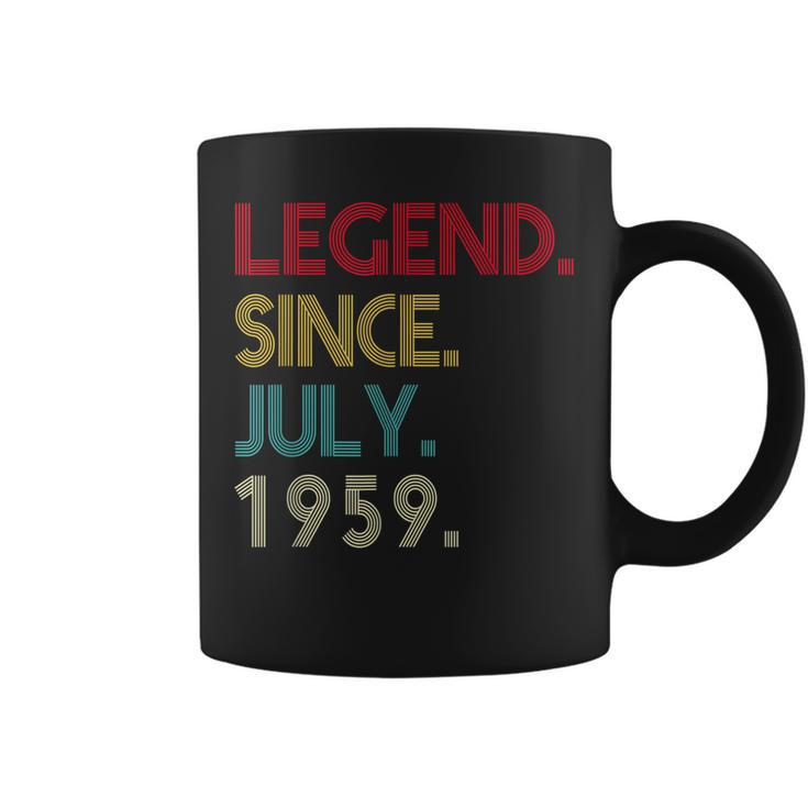 63 Years Old Legend Since July 1959 63Rd Birthday Gifts  Coffee Mug