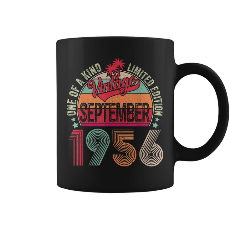 66 Years Old Gifts Vintage September 1956 66Th Birthday  V2 Coffee Mug - Thegiftio