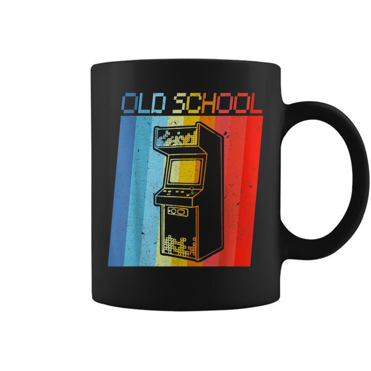 70S 80S 90S Vintage Retro Arcade Video Game Old School Gamer  V7 Coffee Mug