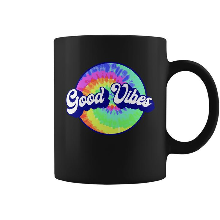 70S Retro Groovy Hippie Good Vibes Coffee Mug