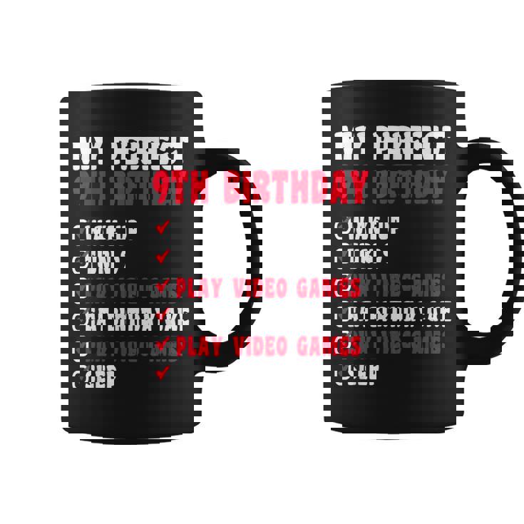 9 Years Old My Perfect 9Th Birthday Gamer 9Th Birthday Coffee Mug