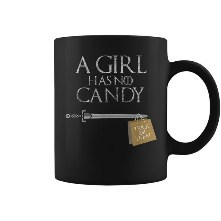 A Girl Has No Candy Sword Halloween   Coffee Mug