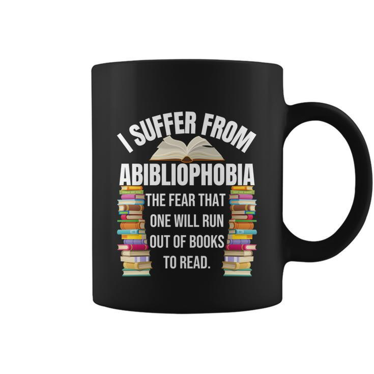 Abibliophobia Funny Reading Book Lover Bookworm Reader Nerd Cool Gift Coffee Mug