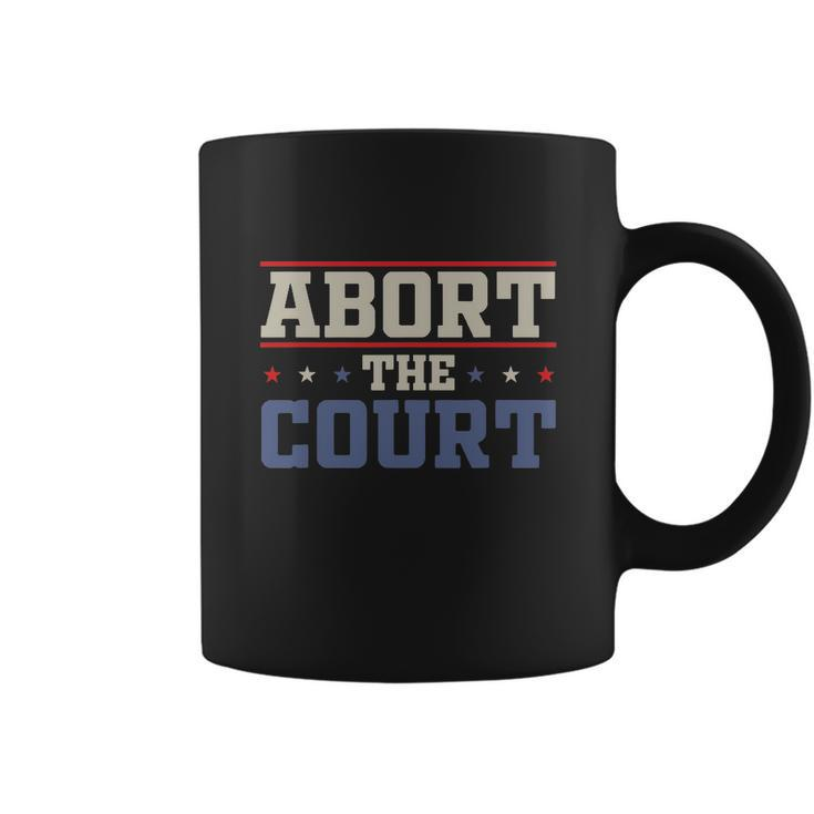 Abort The Court Scotus Reproductive Rights Vintage Design Coffee Mug