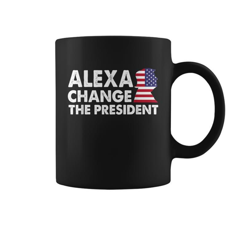 Alexa Change The President Funny Anti Joe Biden Tshirt Coffee Mug