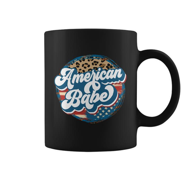All American Babe Cute Funny 4Th Of July Independence Day Graphic Plus Size Top Coffee Mug